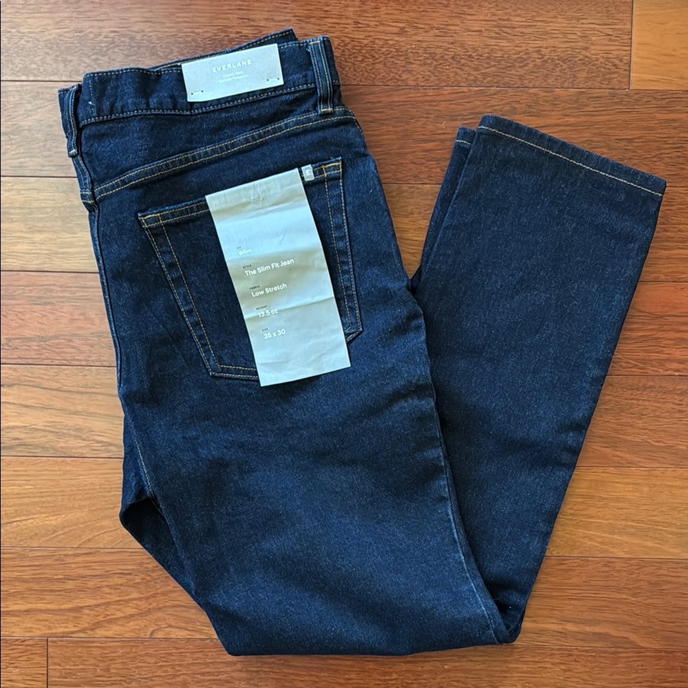 NWT Everlane Organic Slim Jeans